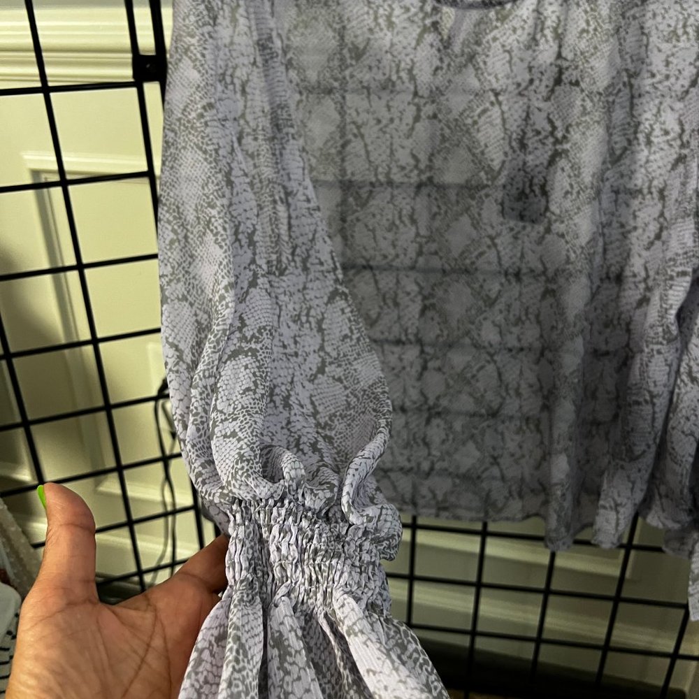 Skin Print Blouse - Picture 3 of 8